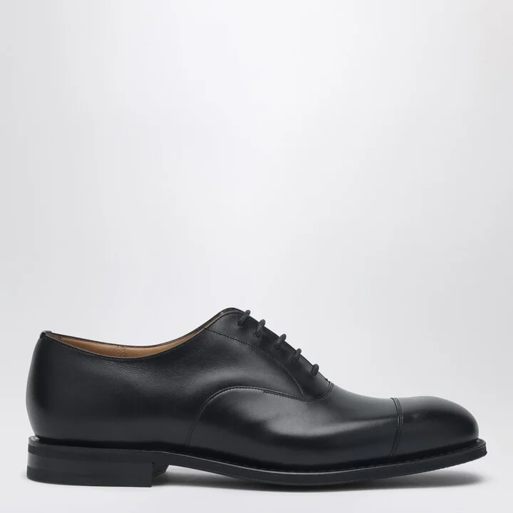 Derby Consul shoes in black leather