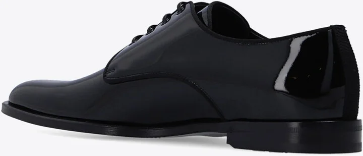 Derby Lace-Up Shoes in Patent Leather - Image 2