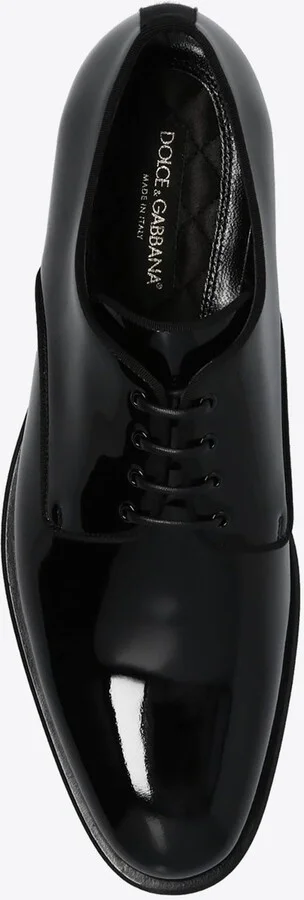 Derby Lace-Up Shoes in Patent Leather - Image 3