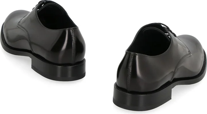 Derby Leather Lace-up Shoes - Image 4
