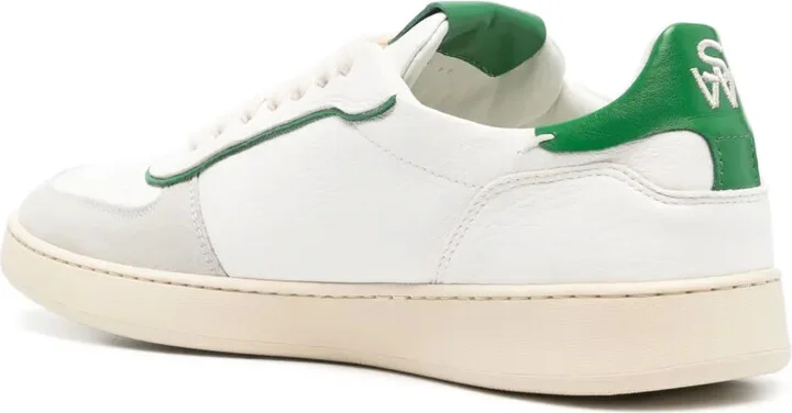 Derby leather sneakers - Image 3