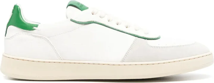 Derby leather sneakers