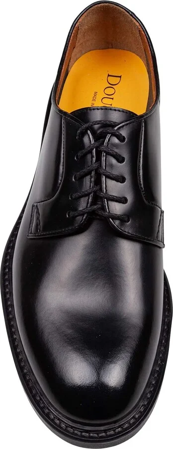 Derby Shoe In Black Leather - Image 3