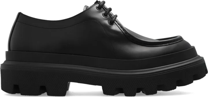 ‘Derby’ Shoes, , - Black