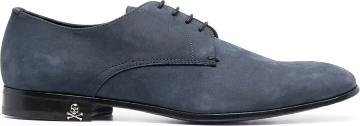 Derby suede Oxford shoes