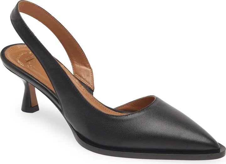 Desana Slingback Pointed Toe Half d'Orsay Pump