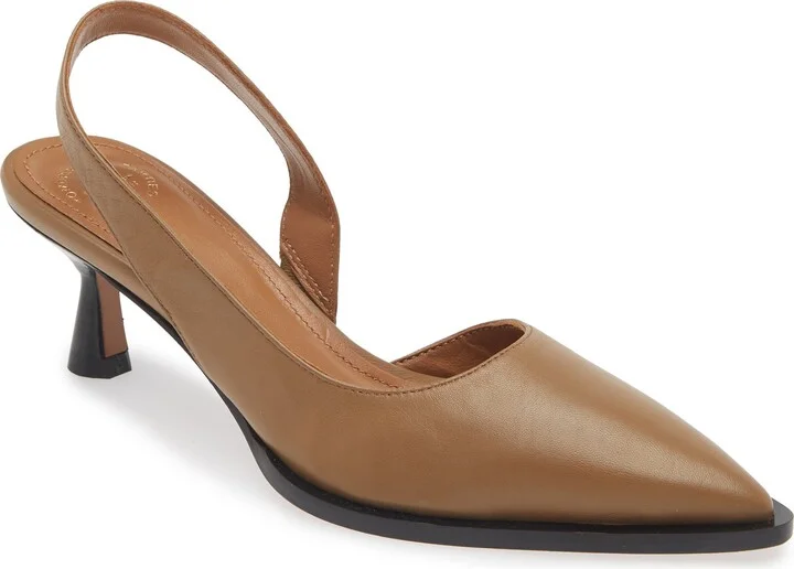 Desana Slingback Pointed Toe Half d'Orsay Pump