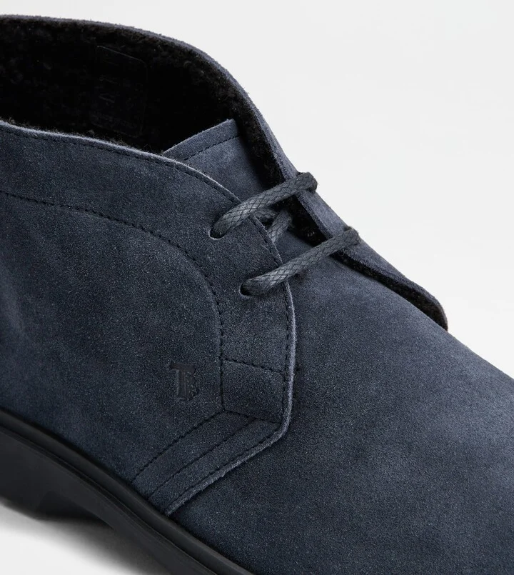 Desert Boots in Suede - Furry Lining - Image 5