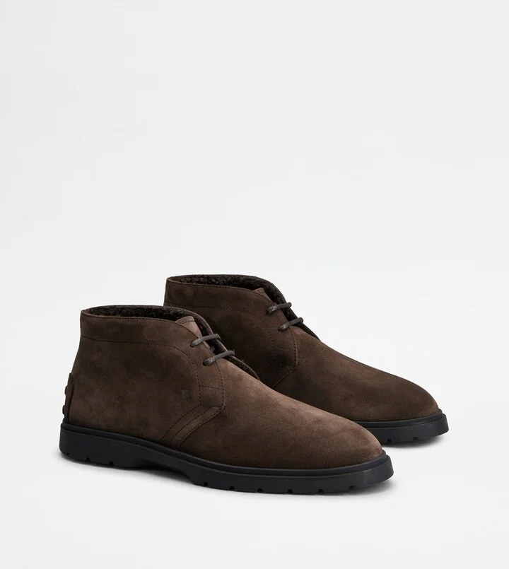Desert Boots in Suede - Furry Lining - Image 2