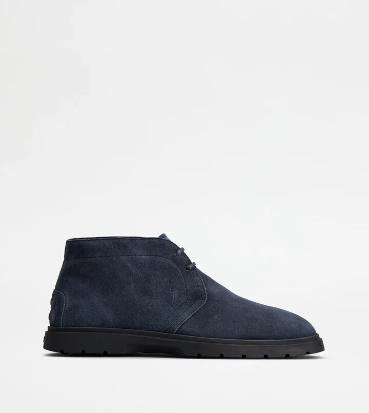 Desert Boots in Suede - Furry Lining