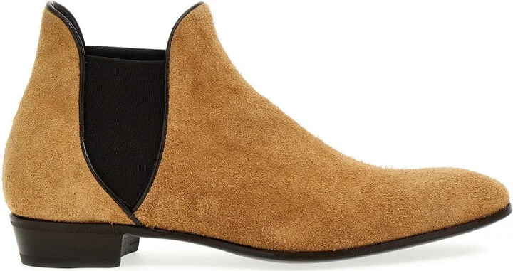 'Desert Enamel' Ankle Boots