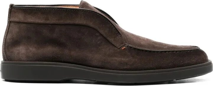 Desert slip-on suede boots