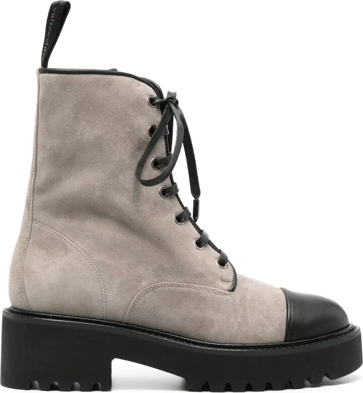 Desert suede lace-up boots