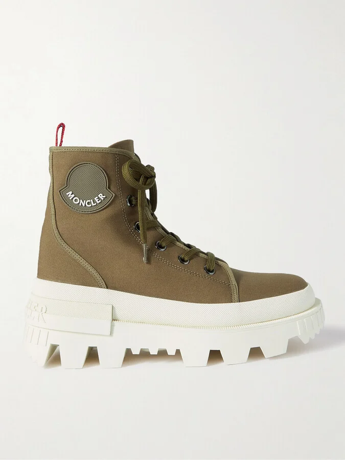 Desertyx Rubber-Trimmed Canvas Boots