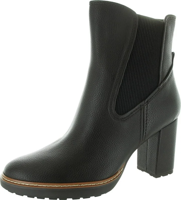 Deserve Womens Zipper Faux Leather Mid-Calf Boots