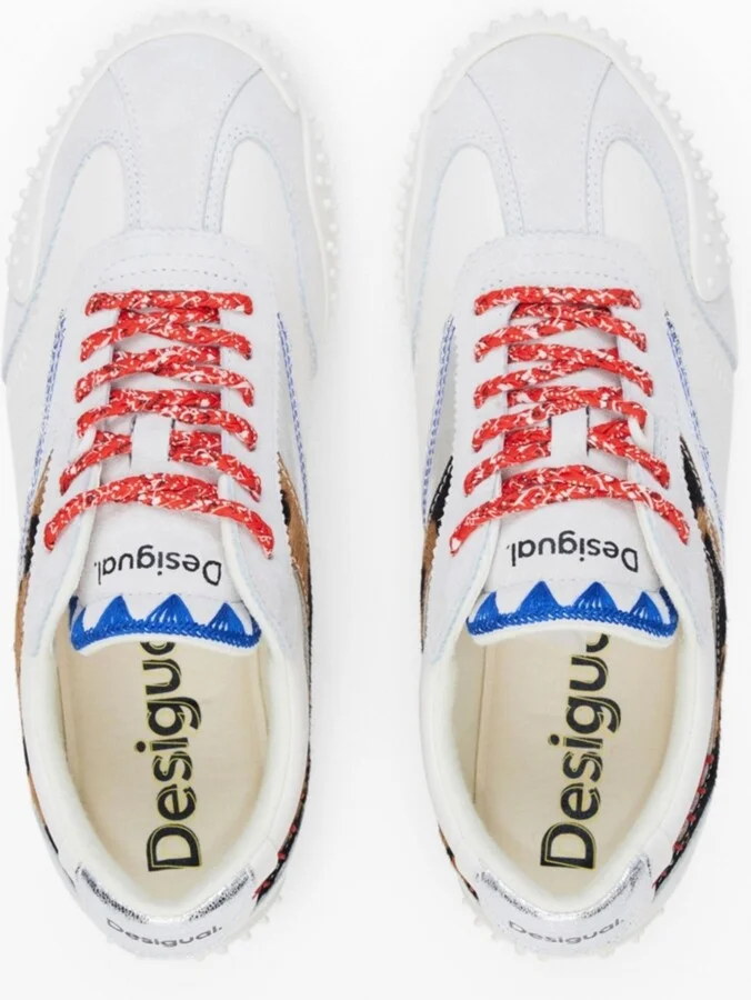 Desigual Women's Combined retro sneakers - Image 3