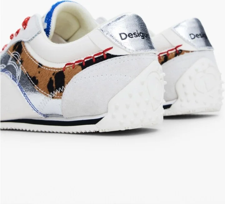 Desigual Women's Combined retro sneakers - Image 5