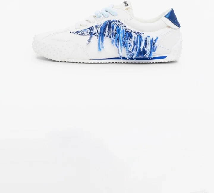 Desigual Women's Frayed fabric sneakers