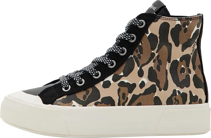 Desigual Women's Shoes 4 Woman Fabric Sneakers HIGH