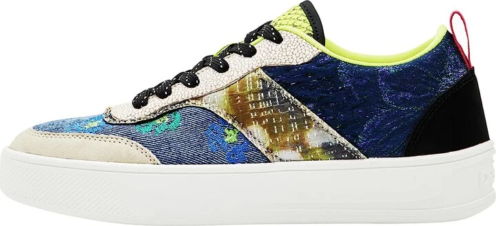 Desigual Women's Shoes 4 Woman Fabric Sneakers Low