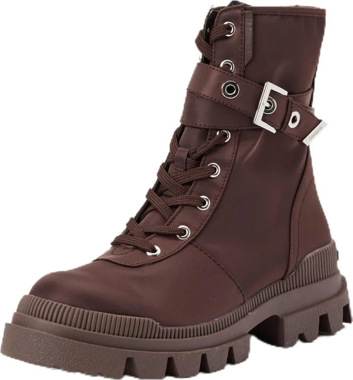 Desigual Women's Shoes 4 Woman Nylon Boots MID Half Fashion
