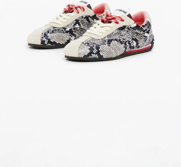 Desigual Women's Snake print sneakers - Image 2