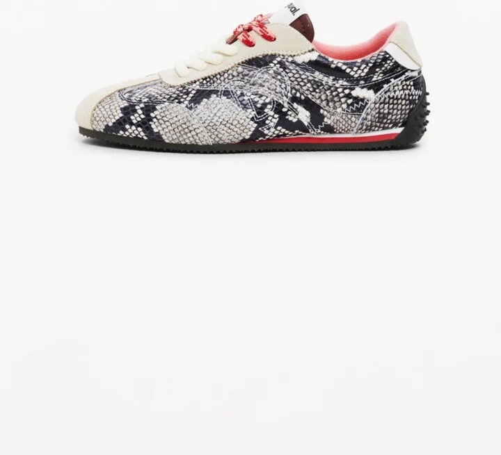 Desigual Women's Snake print sneakers