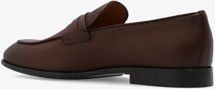 Desio Gancini Leather Loafers - Image 2