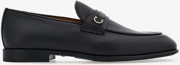 Desio Gancini Leather Loafers