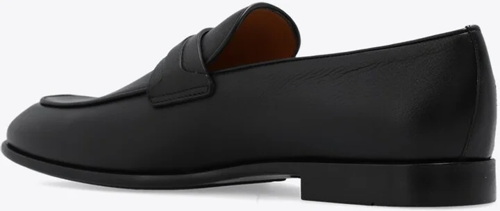 Desio Textured Leather Loafers - Image 2