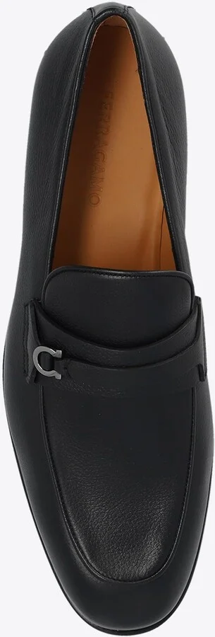 Desio Textured Leather Loafers - Image 3