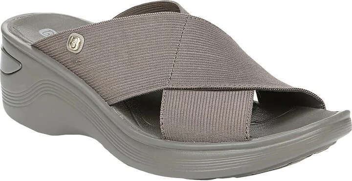 Desire Womens Woven Stretch Wedges