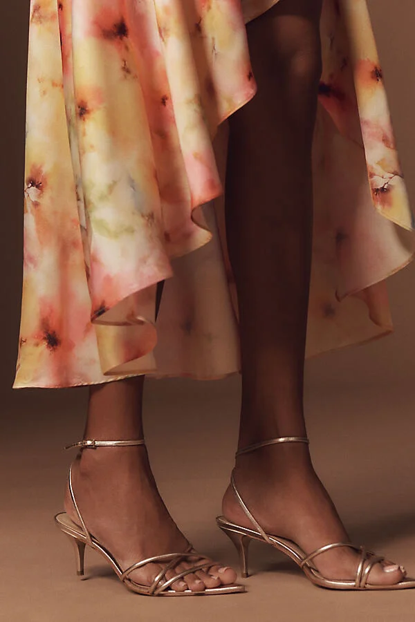 Desiree Strappy Kitten Heels