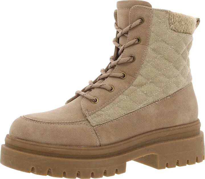 Desmond Womens Faux Leather Winter & Snow Boots
