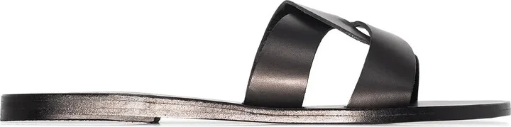Desmos crossover leather sandals