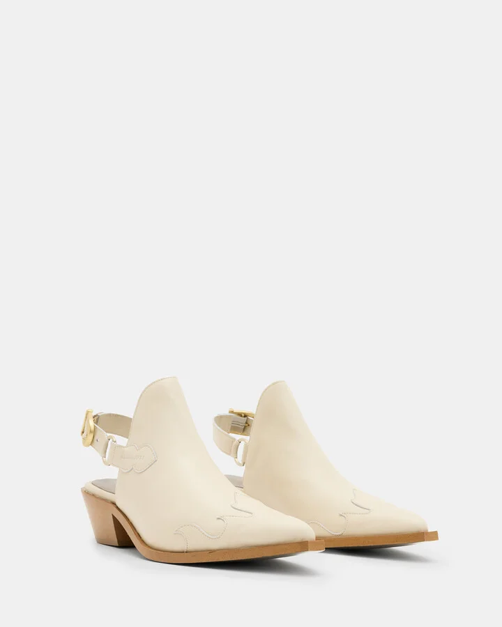 Desola Leather Western Mule - Image 3