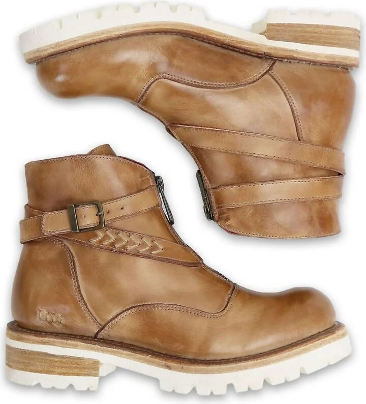 Dessa Ankle Boot In Tan Rustic