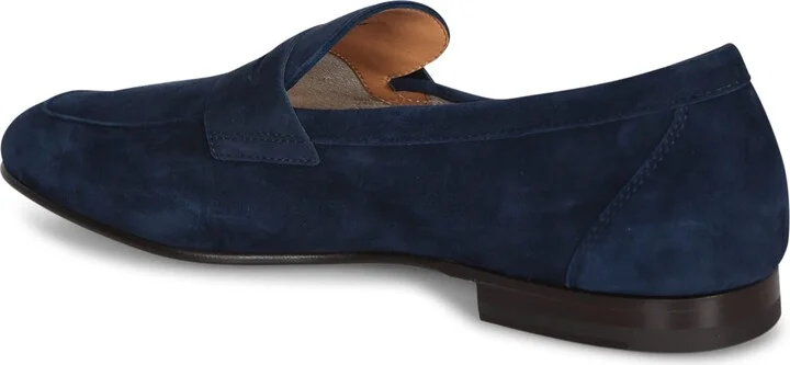 Destrutt Suede Blue Loafer - Image 3