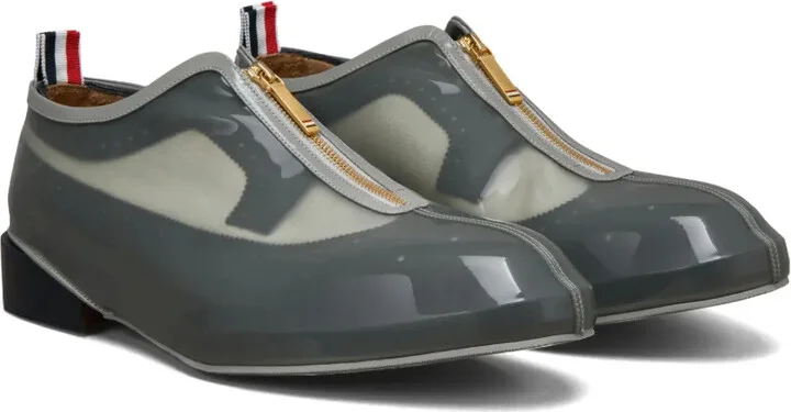 Detachable Transparent-Panel Oxford Shoes - Image 2