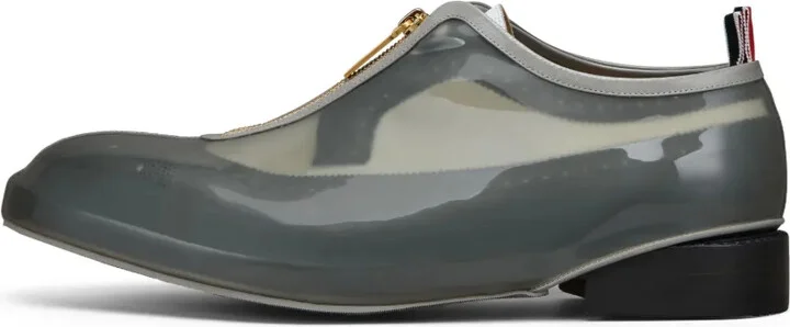 Detachable Transparent-Panel Oxford Shoes - Image 4