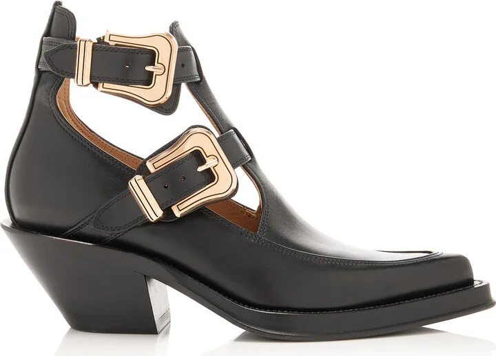 Detailed Leather Ankle BootsHearst
