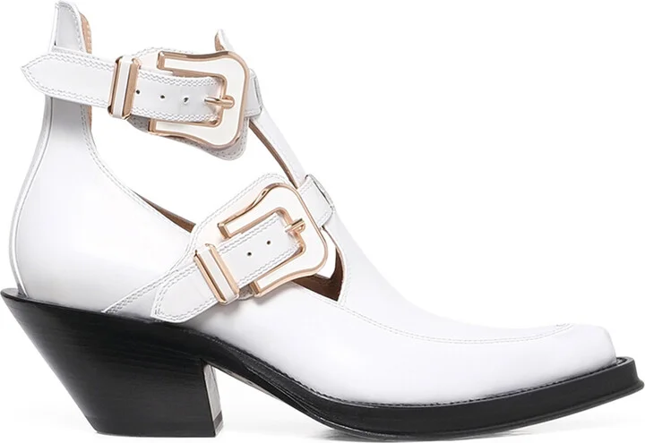 Detailed Leather Ankle BootsHearst