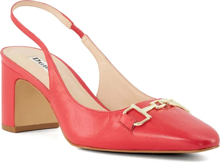 Detailed Slingback Pump