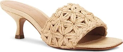 Dethalia Straw Sandal in Perla - Image 2