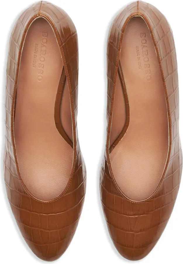 Deva 50mm crocodile-effect pumps - Image 3