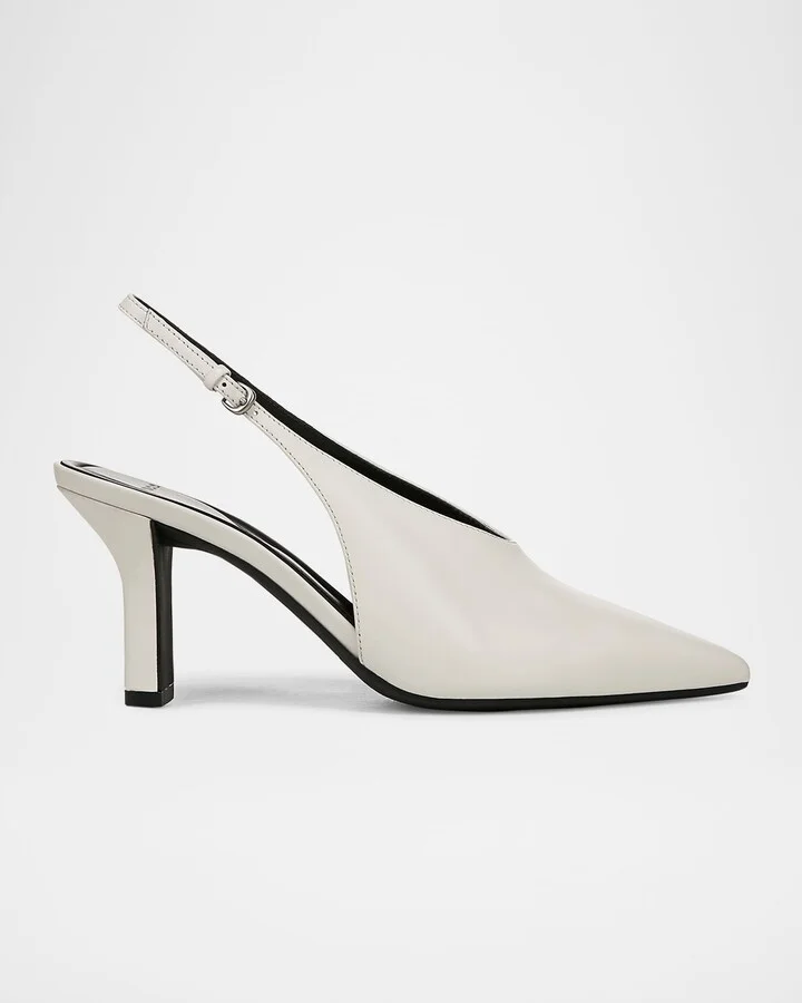 Milk White Leather