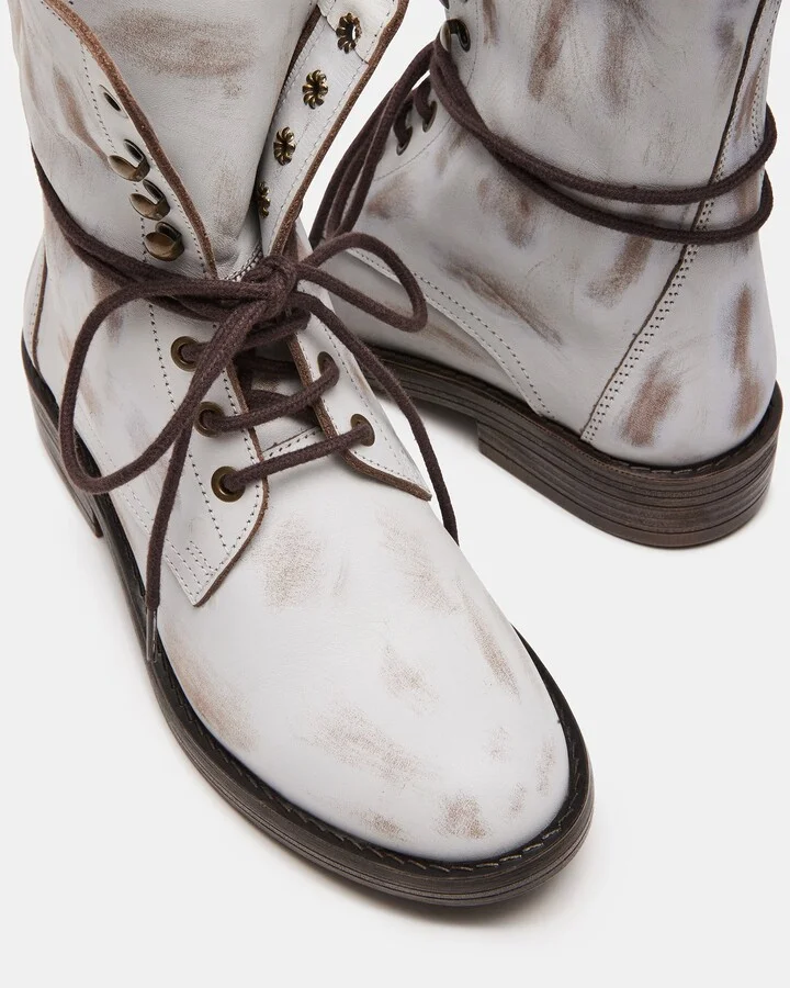 Devie White Leather - Image 4