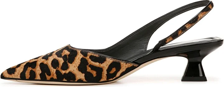 Devin Slingback Half D'Orsay Pointed Toe Kitten Heel Pump - Image 8