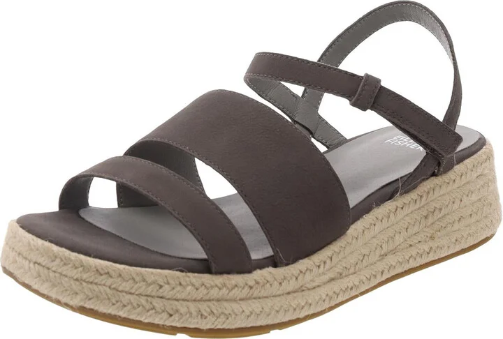 DEVIN Womens Laceless Manmade Wedge Sandals