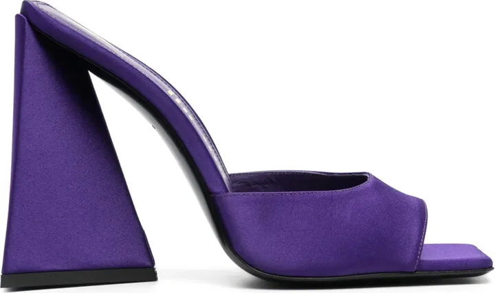 Devon 115mm satin sandals